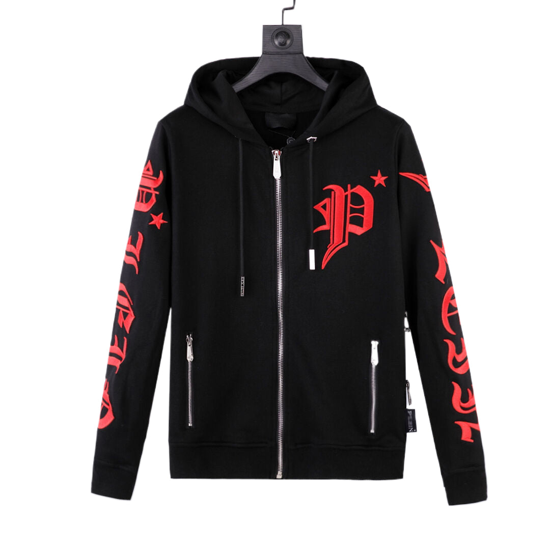 2025SS Unisex Black Hoodie
