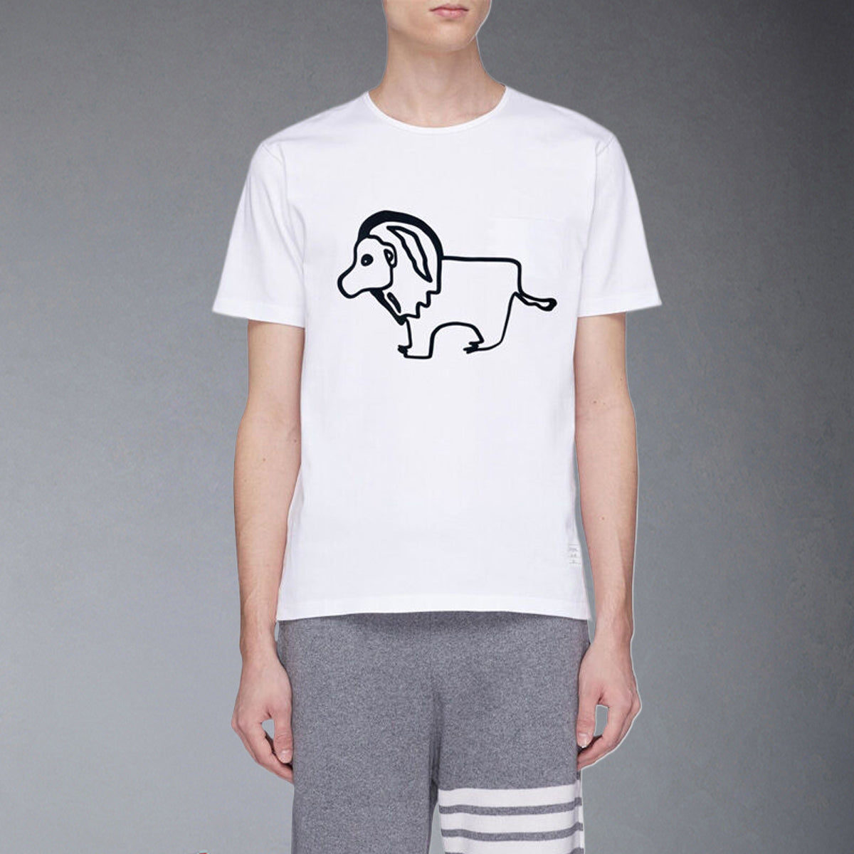 MR.TOM Lion print T-shirt