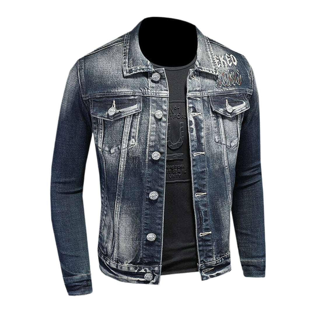 New-DSQ2 Distressed 24ss Denim Jacket