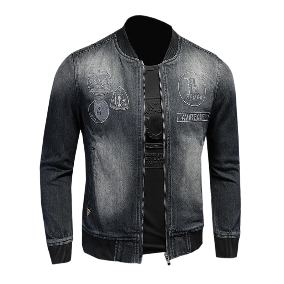 New-DSQ2 Distressed Denim Jacket