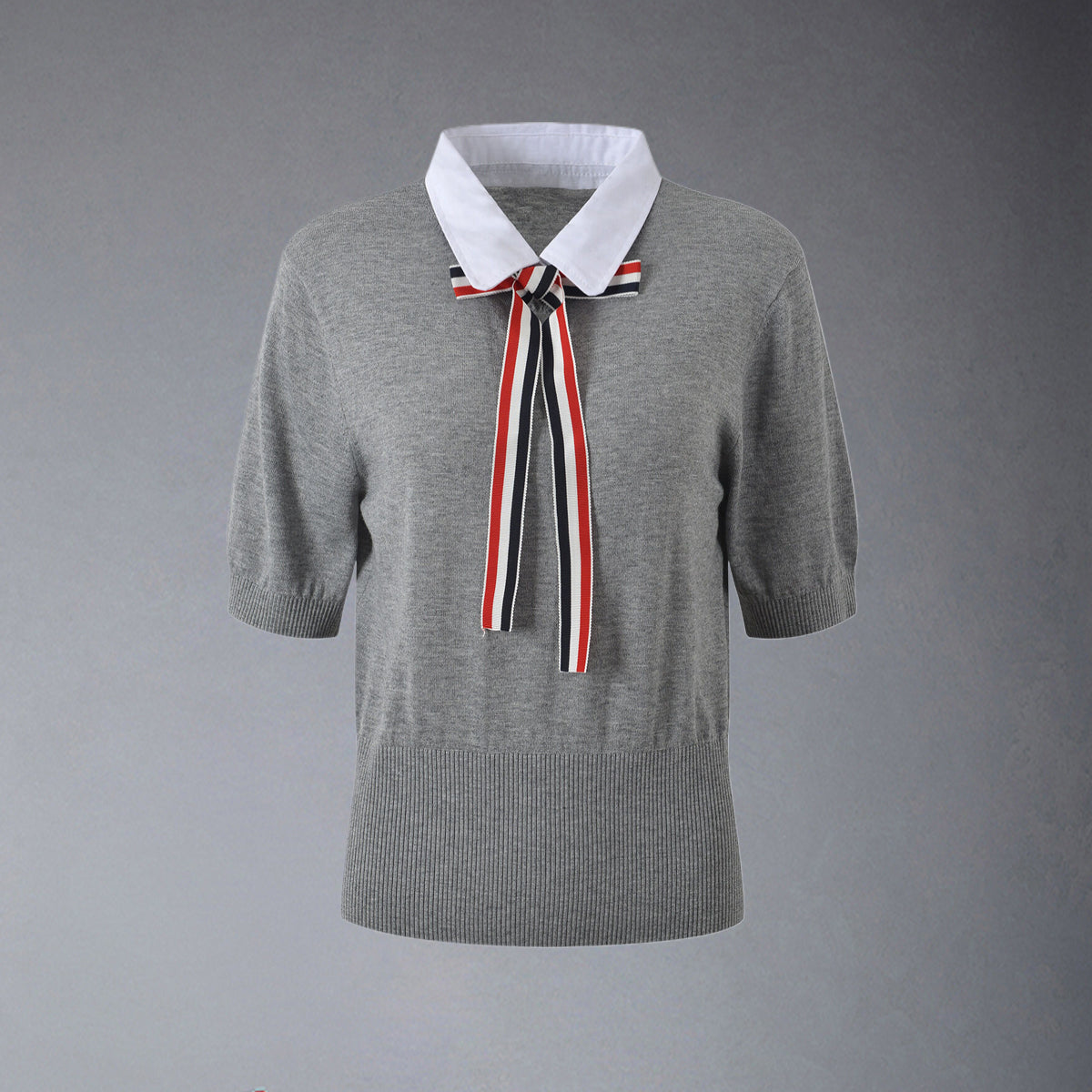 MR.TOM Women Ribbon POLO shirt