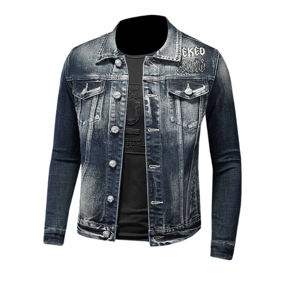 New-DSQ2 Distressed 24ss Denim Jacket