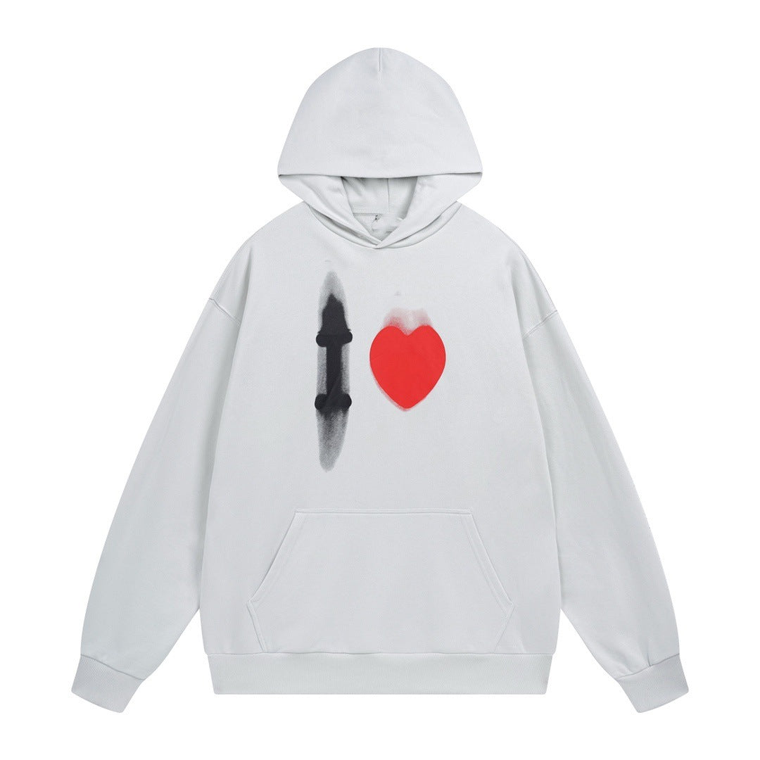 2025 Couples Print Hoodie