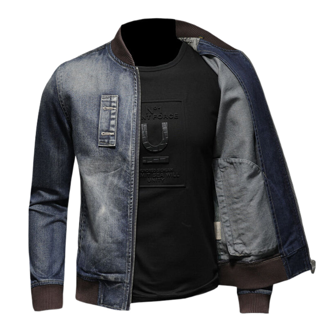 New-DSQ2 Distressed Denim Jacket