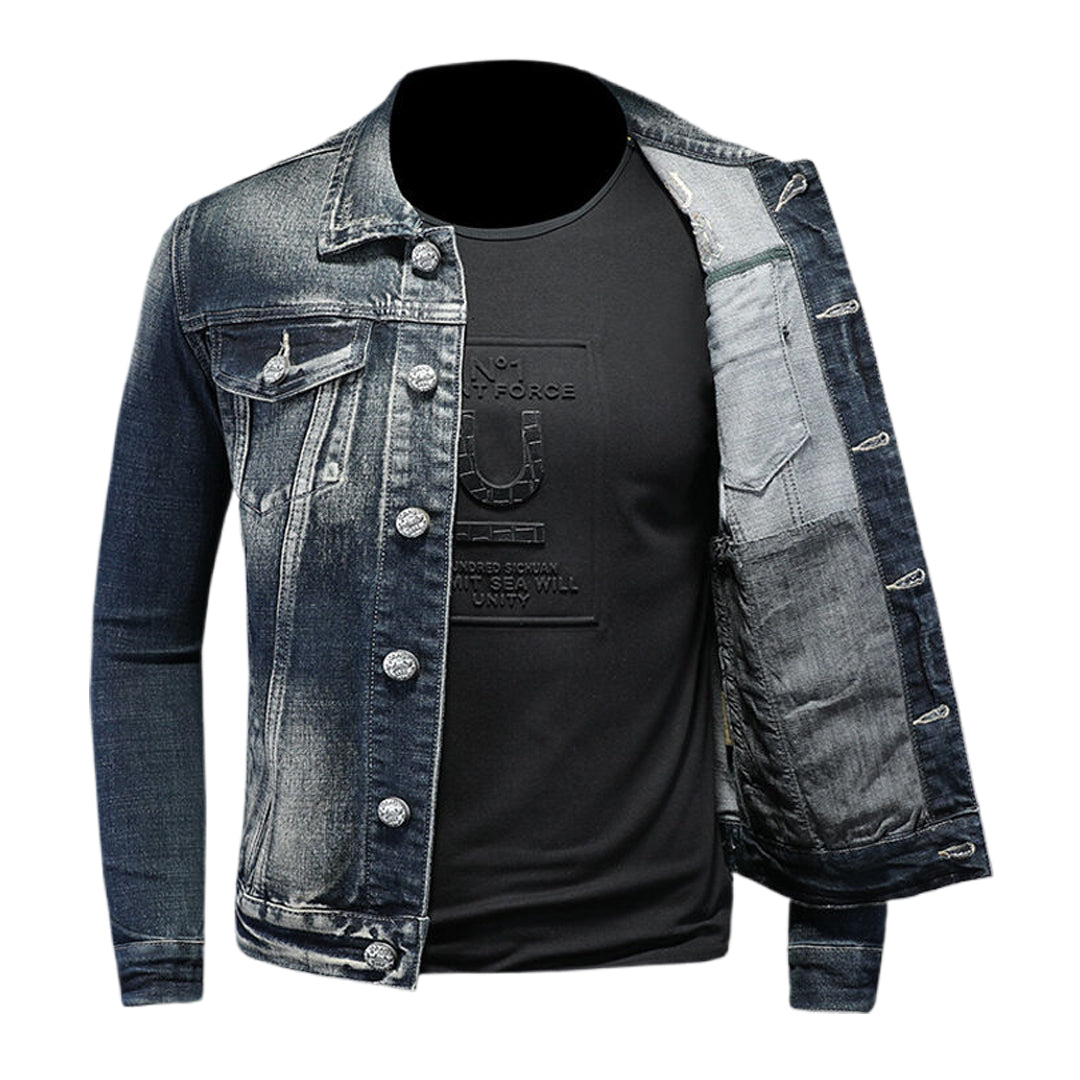 New-DSQ2 Distressed 24ss Denim Jacket