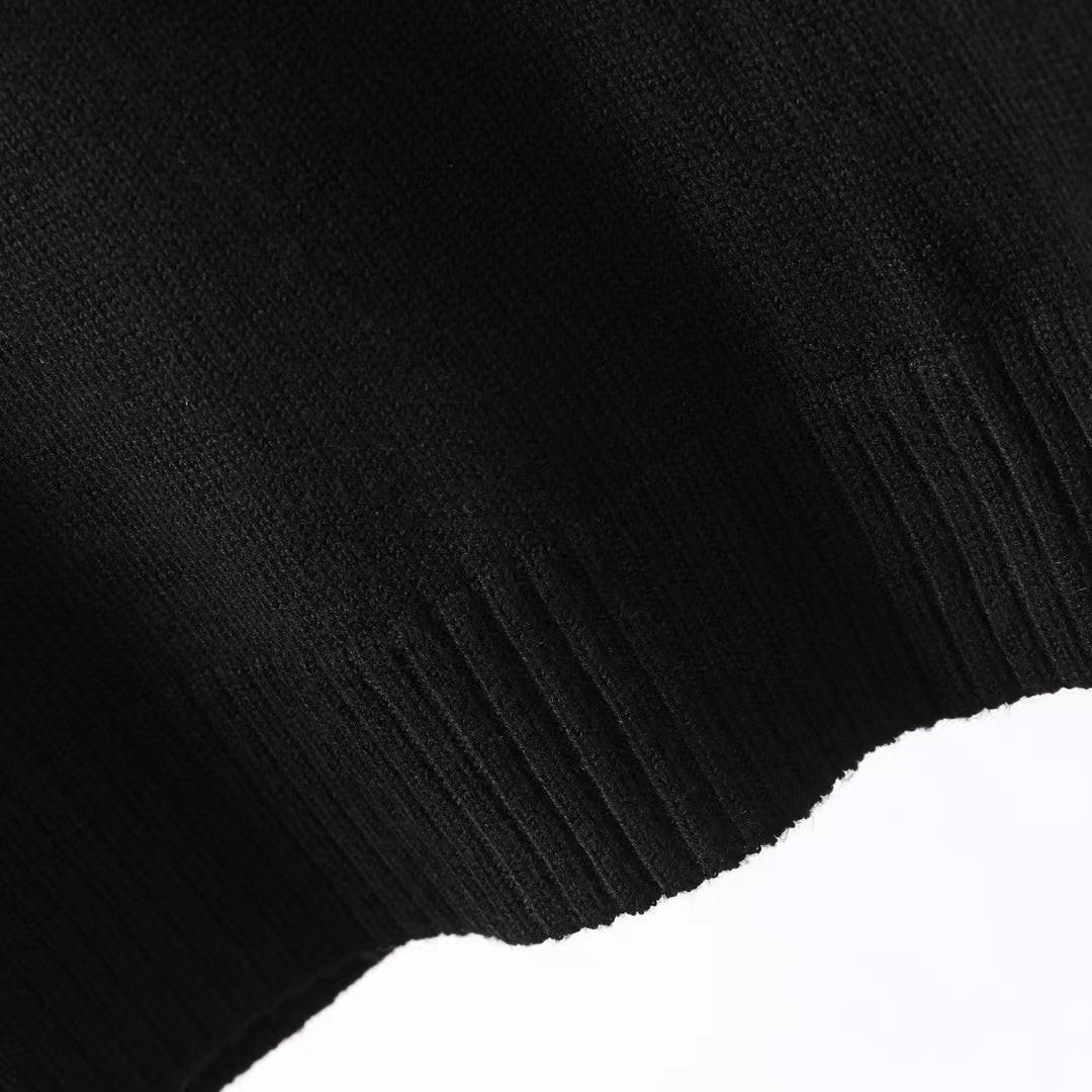New-black Fleece Sweatshirt