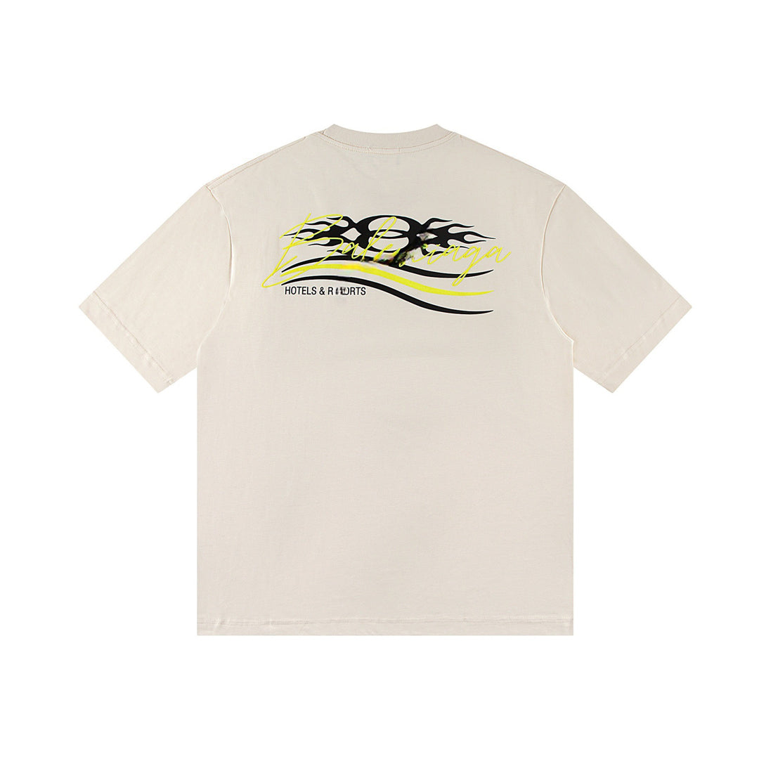 2025ss Printed Cotton T-shirt