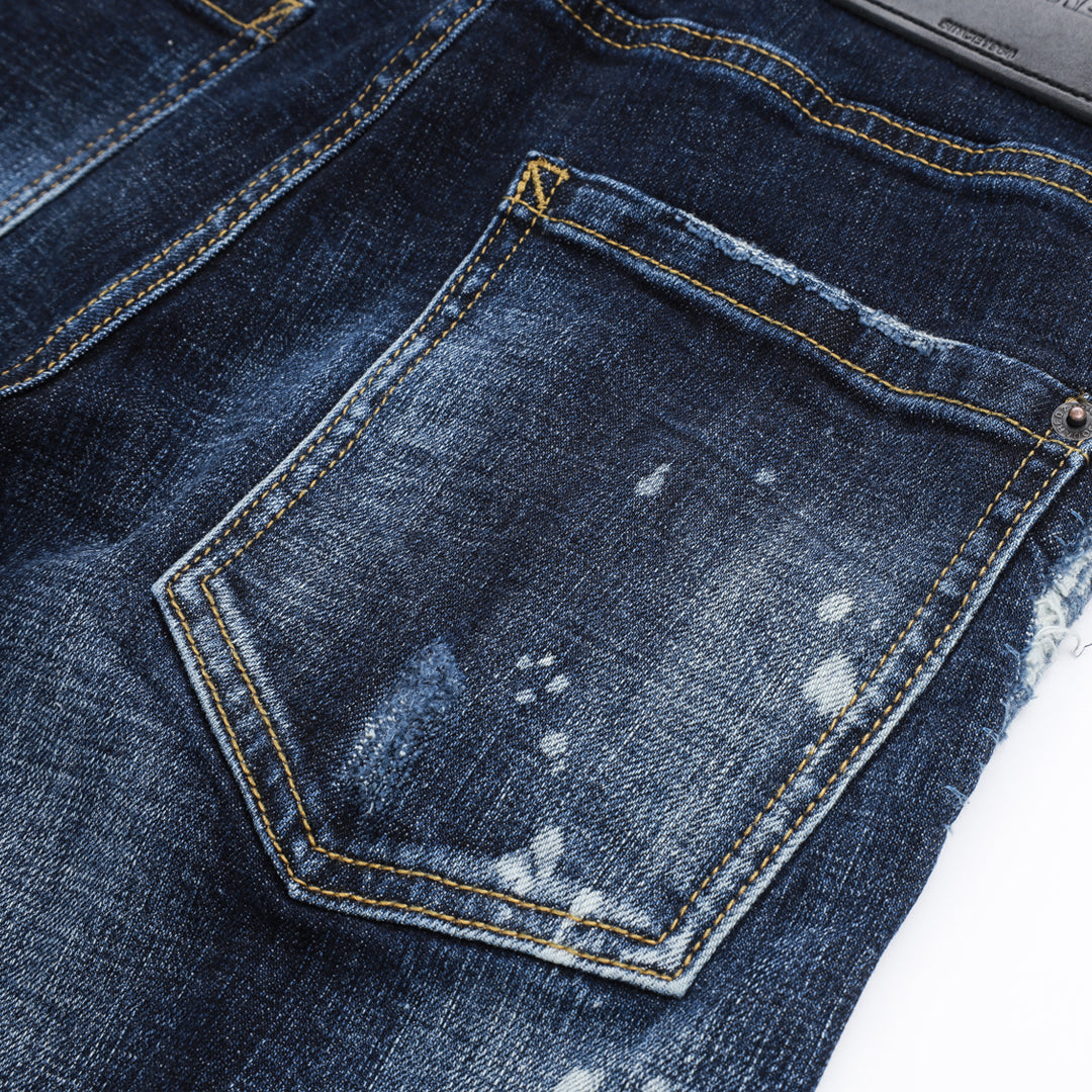 New-DSQ2 2025ss Ripped Jeans