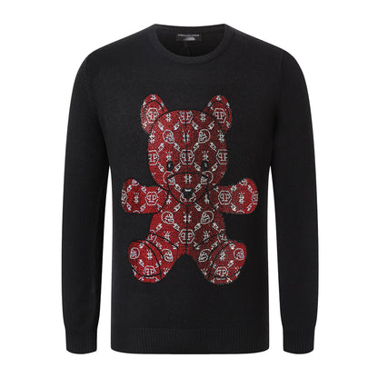 New-Black Fleece Sweatshirt