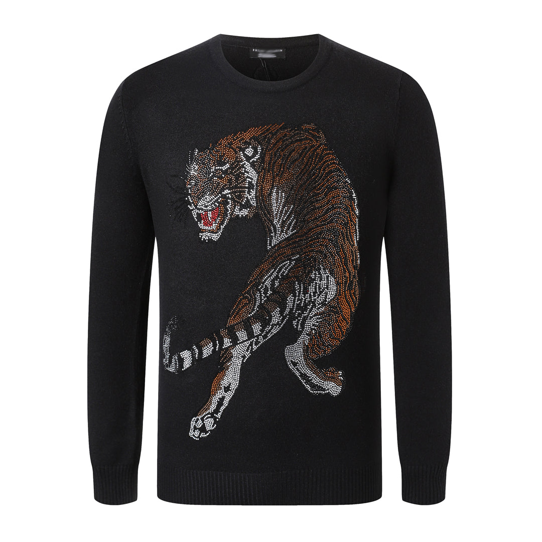 New-Black Fleece Sweatshirt