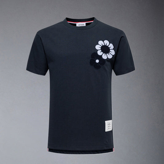 MR.TOM Floral Embroidery T-shirt