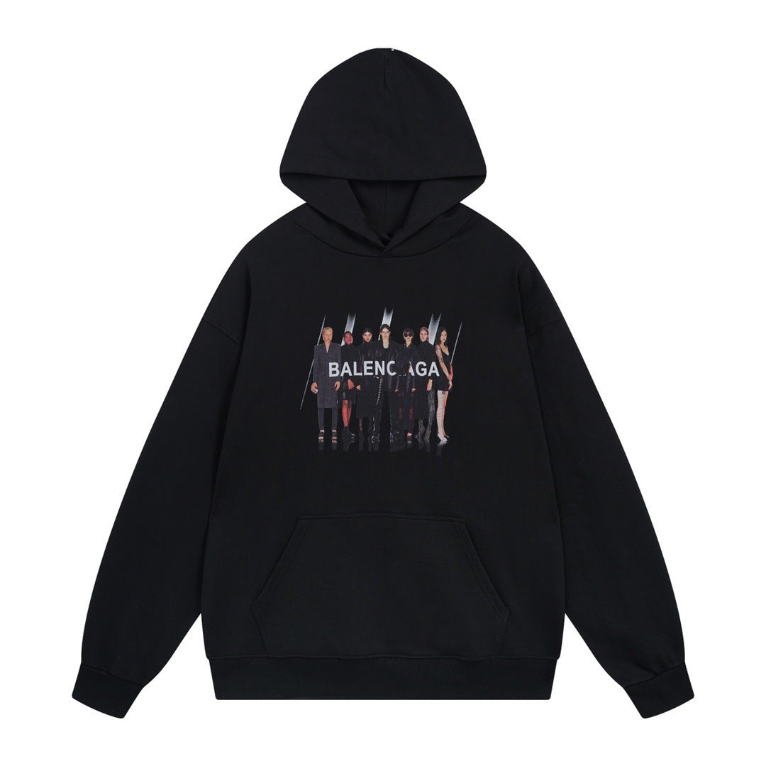 2025 Couples Print Hoodie