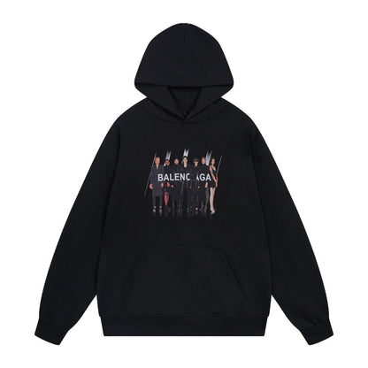 2025 Couples Print Hoodie