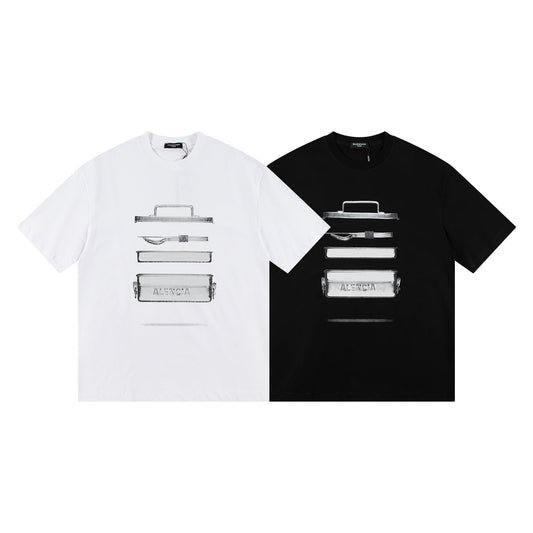 2025ss Printed Couples' Style T-shirt