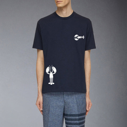 MR.TOM Lobster print T-shirt