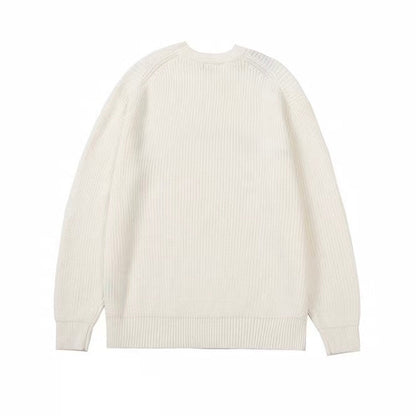 2025ss LOGO  White Knitwear