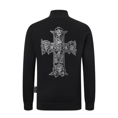 New-2025 Sports Black Hoodie