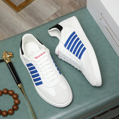New-DSQ2 2025ss Leather sneakers
