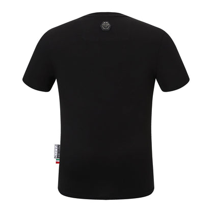 New-Hot stamping Skull T-shirt