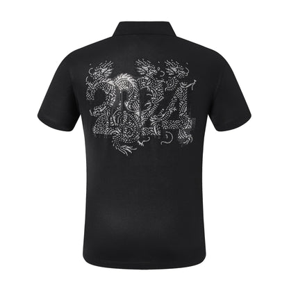 New-25ss Hot drill POLO shirt