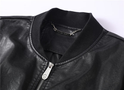 New-2025ss Man Cowhide Jacket