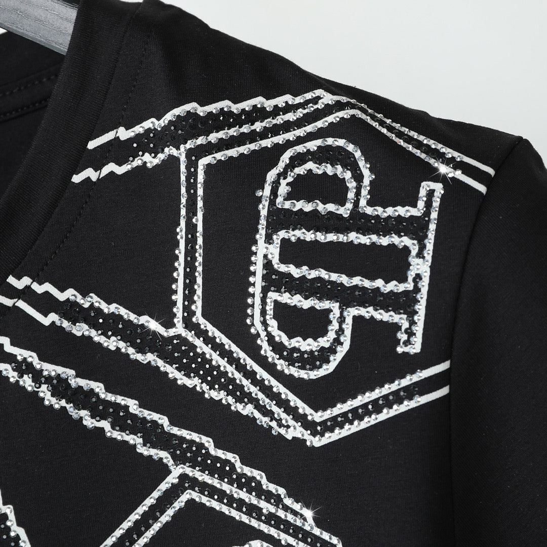New- Hot stamping T-shirt