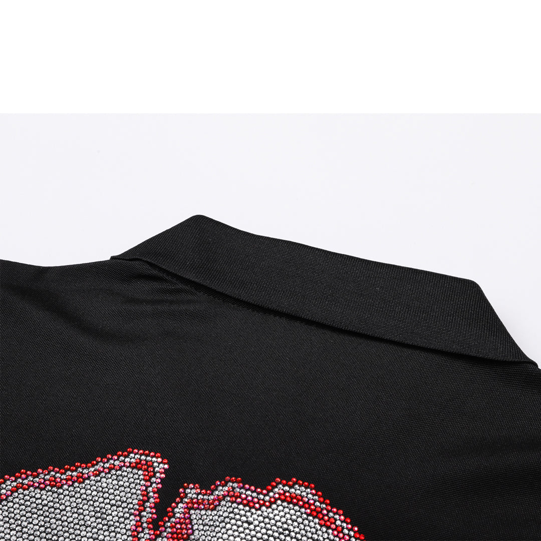 New-25ss Hot drill POLO shirt