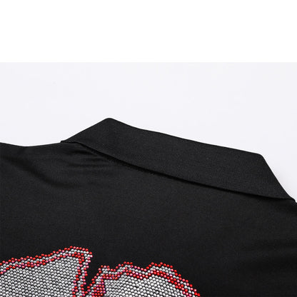 New-25ss Hot drill POLO shirt